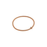 FOPE 18ct Rose Gold Prima Flex-It Diamond Bracelet 01M08BX_BB_R_XRX