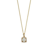 9ct Yellow Gold Opal And Diamond Square Pendant Only GP2233W