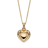 9ct Yellow Gold Heart Pendant Only GP2261