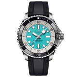 breitling superocean 44mm turquoise dial automatic gents watch