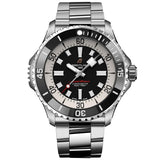 breitling superocean 46mm black dial automatic gents watch