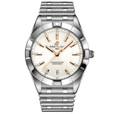 Breitling Chronomat 32mm White Dial Diamond Ladies Quartz Watch A77310101A3A1