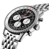Breitling Navitimer B01 Chronograph 43mm Black Dial Automatic Gents Watch AB0121211B1A1
