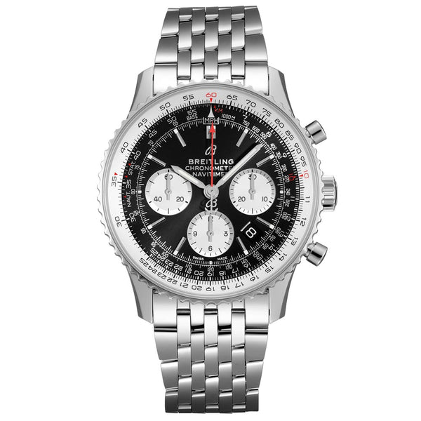 Breitling Navitimer B01 Chronograph 43mm Black Dial Automatic Gents Watch AB0121211B1A1