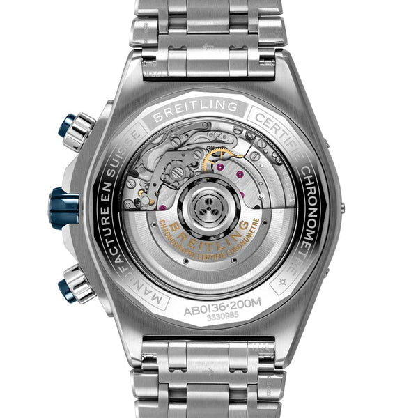 Breitling Super Chronomat B01 Chronograph 44mm Blue Dial Automatic Gents Watch AB0136161C1A1