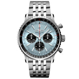 Breitling Navitimer B01 Chronograph 43mm Ice Blue Dial Automatic Gents Watch AB0138241C1A1