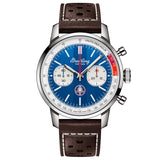 breitling top time b01 shelby cobra 41mm blue dial automatic chronograph gents watch