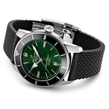 breitling superocean heritage b20 46mm green dial automatic gents watch