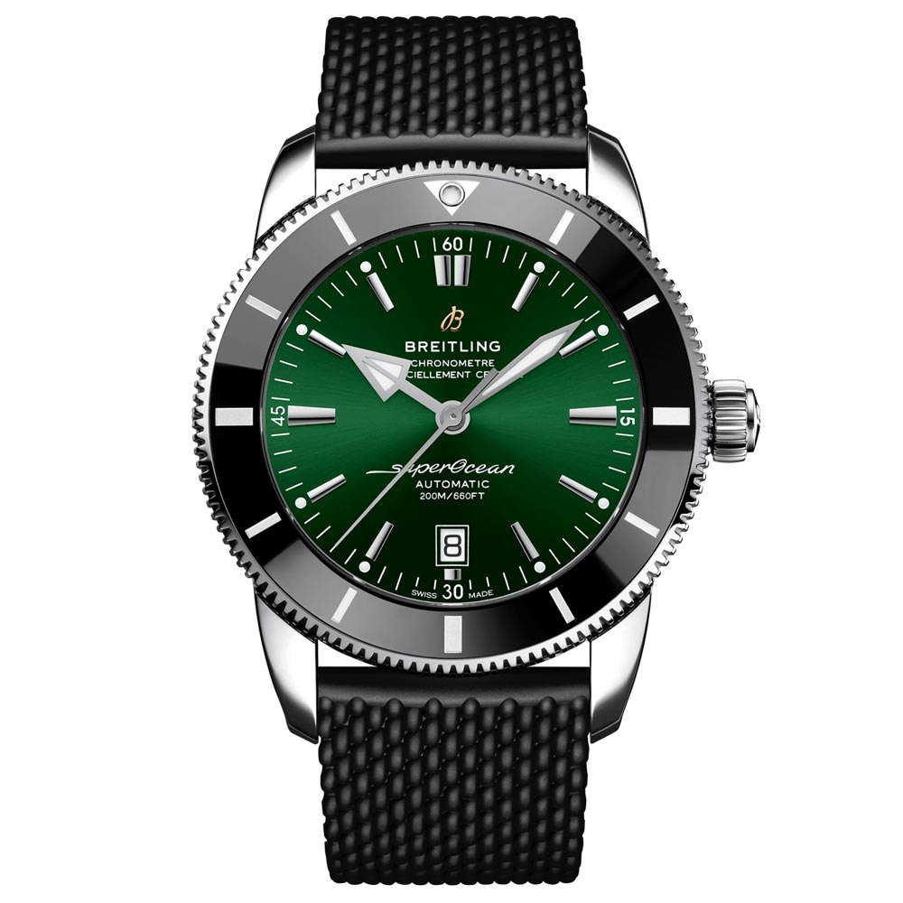 Breitling Superocean Heritage B20 46mm Green Dial Automatic Gents Watch AB2020121L1S1