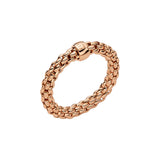 FOPE 18ct Rose Gold Essentials Ring 04E08AX_XX_R_XRX