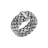 FOPE 18ct White Gold Essentials Ring 05E04AX_XX_B_XBX