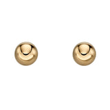 9ct Yellow Gold 4mm Ball Stud Earrings GE2209