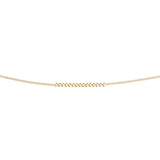 9ct Yellow Gold 18" Diamond Cut Curb Chain GN004