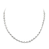 18ct White Gold 1.55ct Diamond Line Necklace