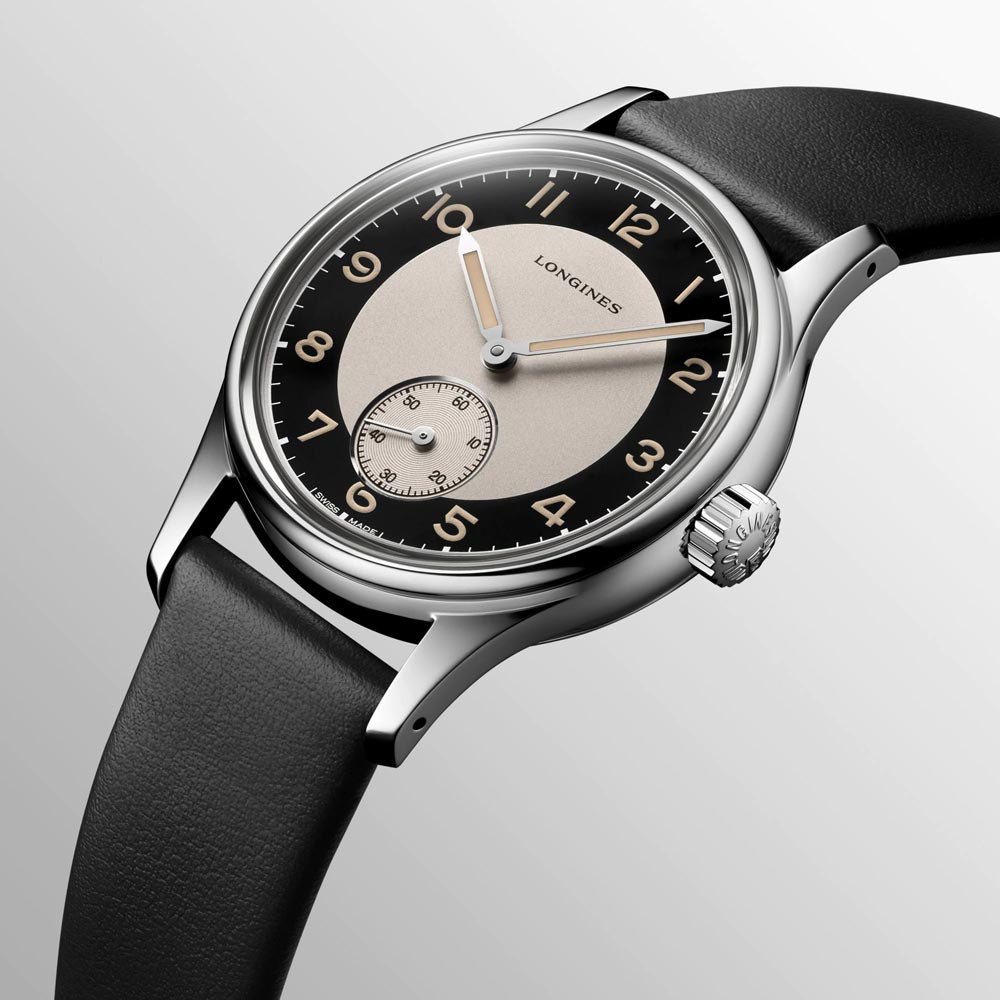 Longines Heritage Classic Tuxedo 38.5mm Automatic Watch L2.330.4.93.0