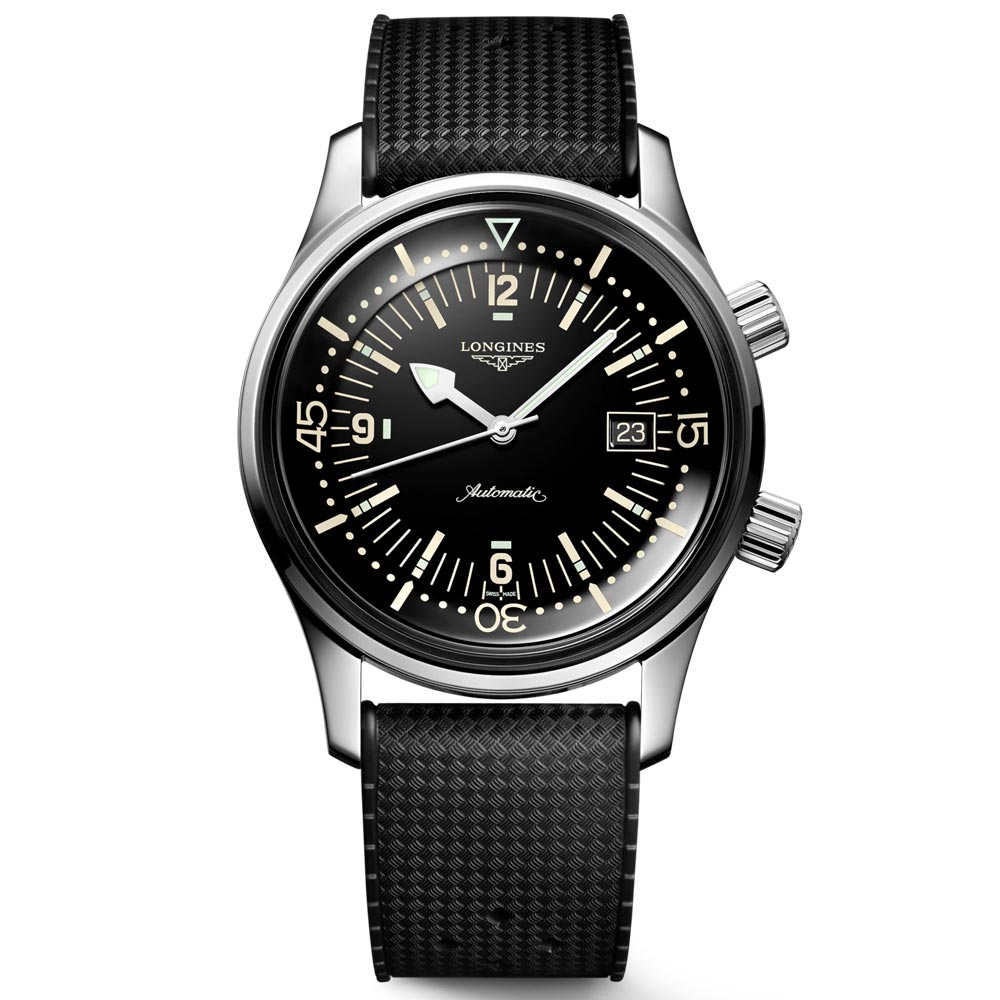 Longines Legend Diver 42mm Black Dial Automatic Gents Watch L3.774.4.50.9