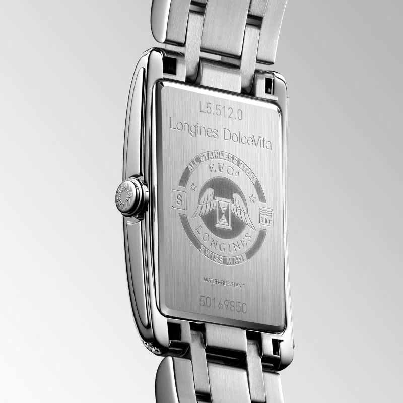 Longines DolceVita Silver Dial Diamond Ladies Quartz Watch L5.512.0.71.6