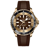 breitling superocean 44mm brown dial bronze automatic gents watch