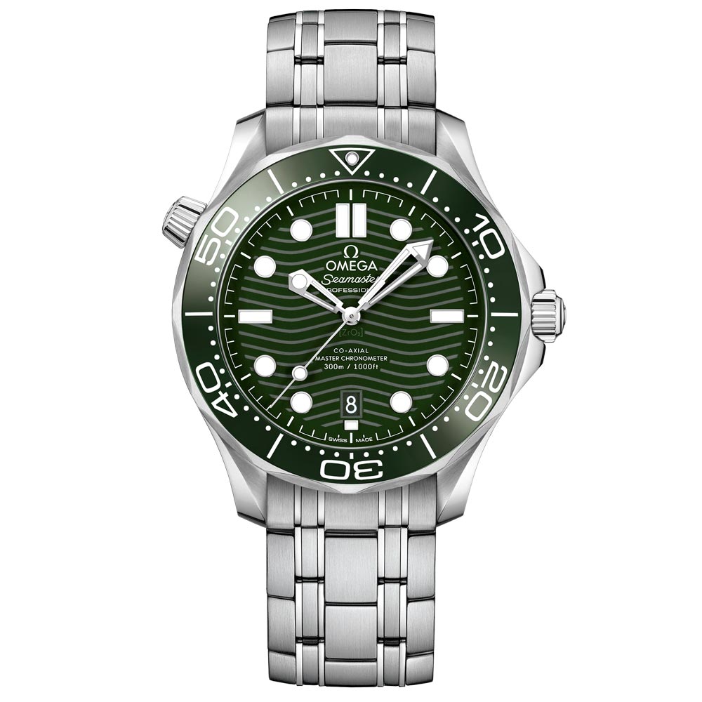 OMEGA Seamaster Diver 300m 42mm Green Dial Automatic Gents Watch 21030422010001
