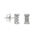 FOPE 18ct White Gold Essentials 0.17ct Diamond Stud Earrings 07E08OX_BB_B_XXX_000