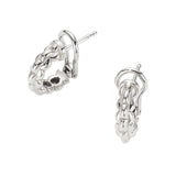 FOPE 18ct White Gold Eka Tiny Hoop Earrings 73001OX_XX_B_XXX_000