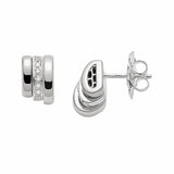 FOPE 18ct White Gold Prima 0.13ct Diamond Earrings 74408OX_BB_B_BBB_000