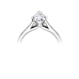 The Fuschia Platinum 0.60ct Marquise Cut Diamond Solitaire Engagement Ring