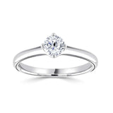 The Primrose Platinum 0.40ct Round Brilliant Cut Diamond Solitaire Engagement Ring
