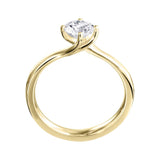 The Rose 18ct Yellow Gold 0.40ct Round Brilliant Cut Diamond Solitaire Engagement Ring