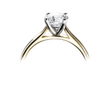 The Magnolia 18ct Yellow Gold 0.51ct Round Brilliant Cut Diamond Solitaire Engagement Ring