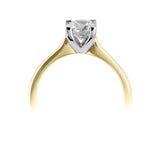 The Angelica 18ct Yellow Gold 0.40ct Round Brilliant Cut Diamond Solitaire Engagement Ring