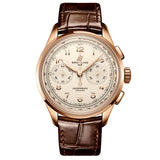Breitling Premier B09 Chronograph 40mm Cream Dial 18ct Rose Gold Manual Wound Gents Watch RB0930371G1P1