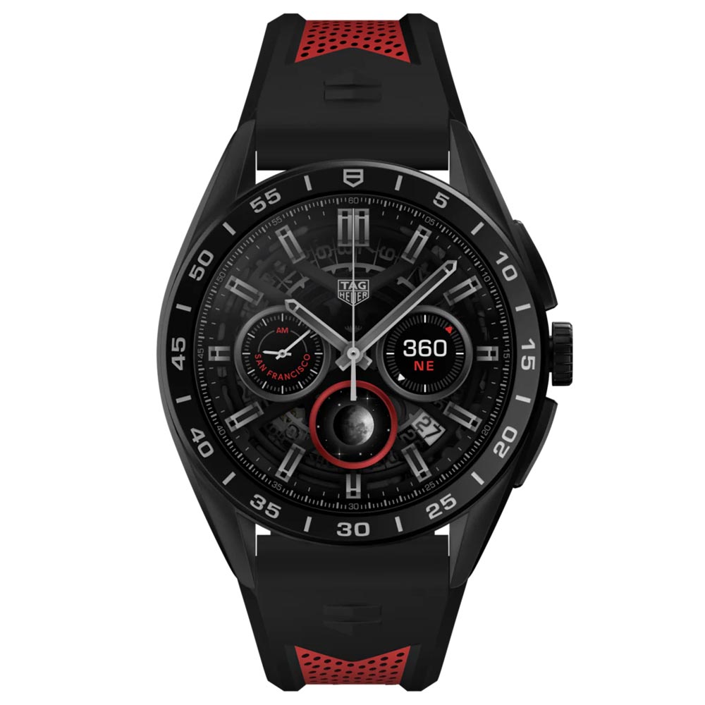 TAG Heuer Connected Sport Edition 45mm Titanium Smart Watch SBR8A80.EB0259