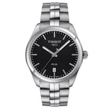 tissot t-classic pr 100 black dial 39mm stainless steel gents watch