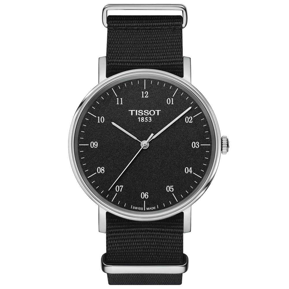 Tissot Everytime 38mm Black Dial Quartz Watch T1094101707700