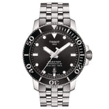 Tissot Seastar 1000 Powermatic 80 Black Dial 43mm Automatic Gents Watch T1204071105100