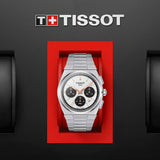 Tissot PRX 42mm White Dial Automatic Chronograph Gents Watch T1374271101100