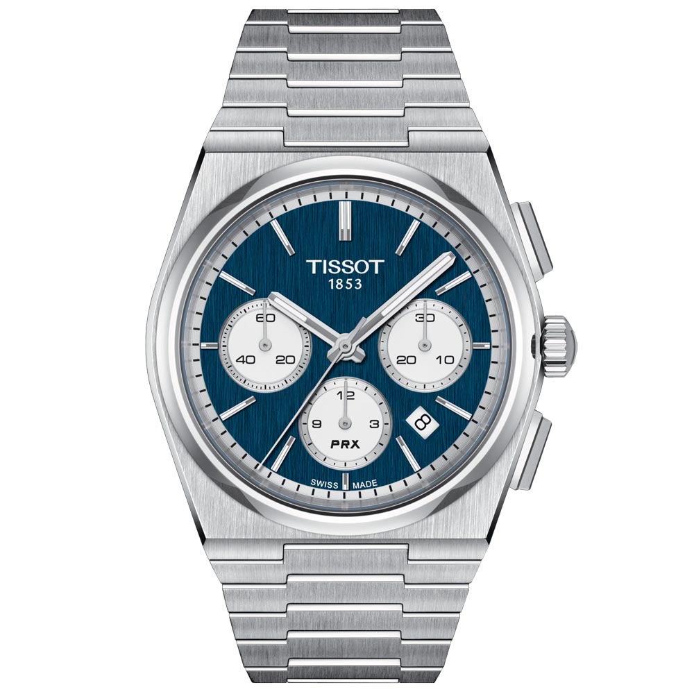 Tissot PRX 42mm Blue Dial Automatic Chronograph Gents Watch T137427110