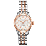 Tissot Le Locle Automatic Small Lady 25.30mm Silver Dial Rose Gold PVD Steel Watch T41218333