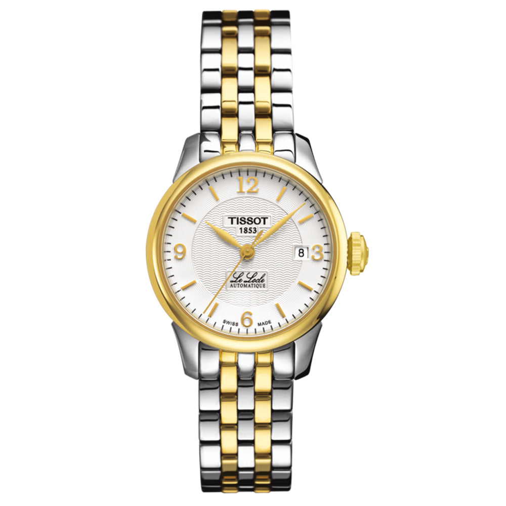 Tissot Le Locle Automatic Small Lady Silver Dial Gold PVD Steel