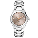 TAG Heuer Link 32mm Beige Dial Diamond Quartz Ladies Watch WBC131E.BA0649