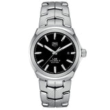 tag heuer link 41mm black dial automatic gents watch