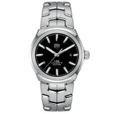 tag heuer link 41mm black dial automatic gents watch