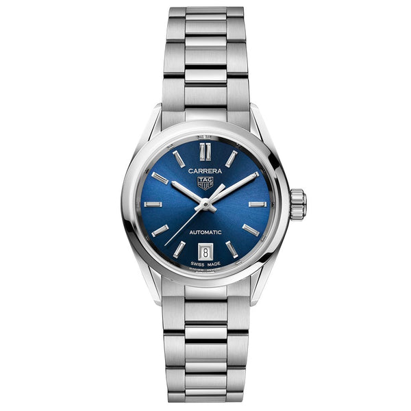 TAG Heuer Carrera 29mm Blue Dial Automatic Ladies Watch WBN2411.BA0621