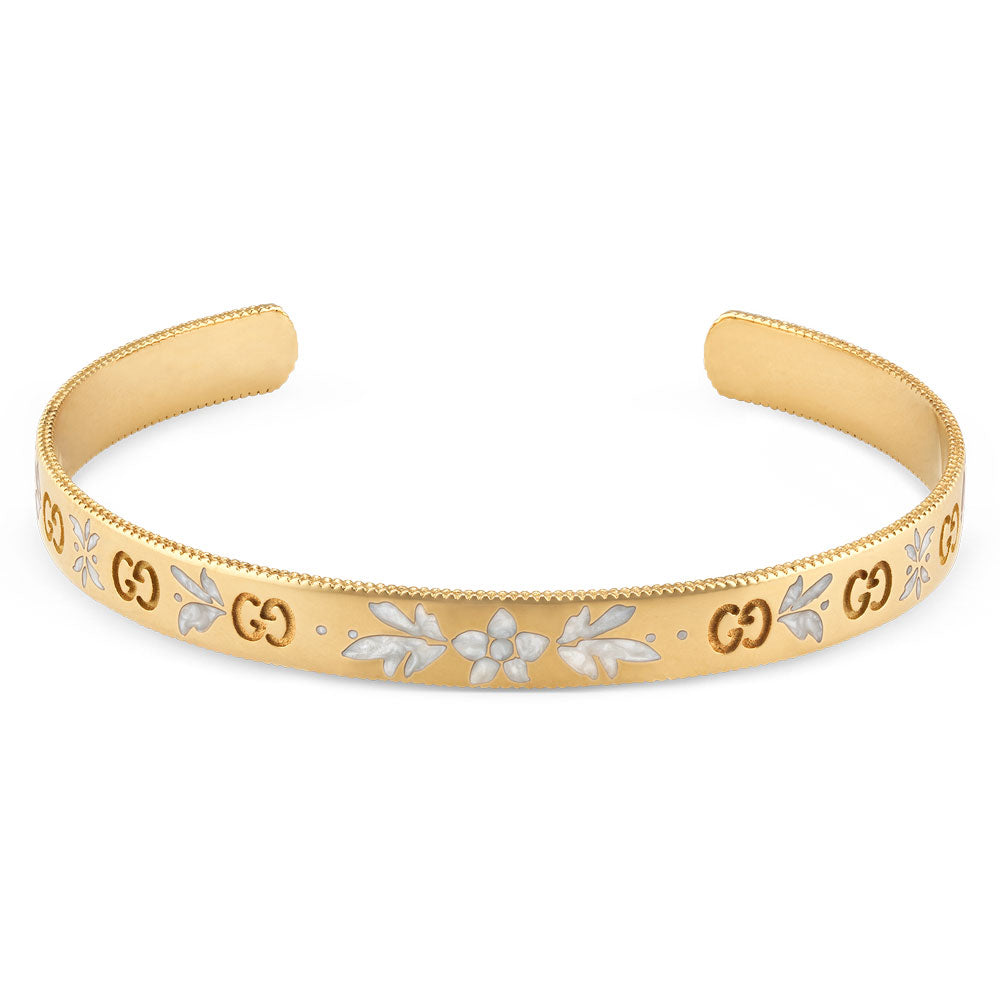 Gucci icon gold bracelet Clearance