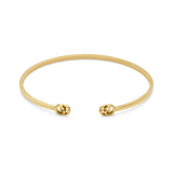 Gucci GG Running 18ct Yellow Gold Cuff Bangle YBA481663001