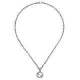 Gucci Interlocking Silver Necklace YBB45530700100U