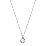 Gucci Interlocking Aureco Silver Necklace YBB45553500100U