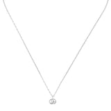Gucci GG Running 18ct White Gold And Diamond Necklace YBB48163800200U