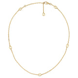 Gucci Interlocking 18ct Yellow Gold Necklace YBB62990100100U